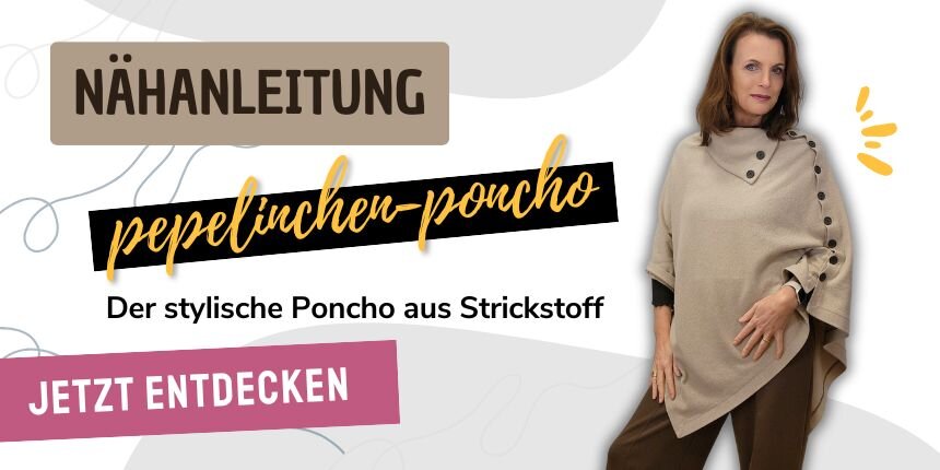 neue Nähanleitung pepelinchen Poncho