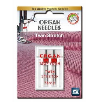 Nähmaschinennadeln - Organ - Twin Stretch (2er Set)