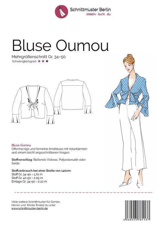 Papierschnittmuster Schnittmuster Berlin Bluse Oumou Pepelinchen 9 90