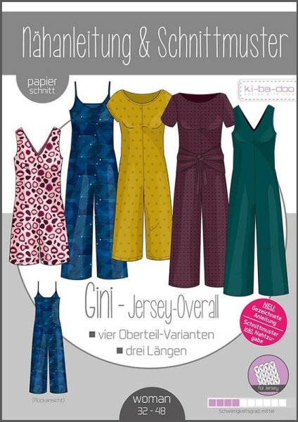 Papierschnittmuster Ki-Ba-Doo - Mix &amp; Match - Overall Gini