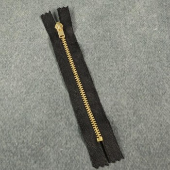 Hosenreißverschluss - 16 cm - schwarz