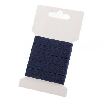 Ripsband/Köperband - 10 mm breit - dunkelblau ( 1...