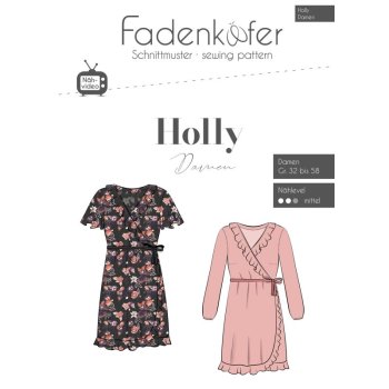 Papierschnittmuster Fadenkäfer -  Wickelkleid Holly...