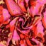 Viskose-Satin-Webware - Aquarell-Paisley - rot/fuchsia/weinrot/beige