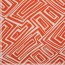 Viskose-Webware - Striped Diamonds - orange/ecru