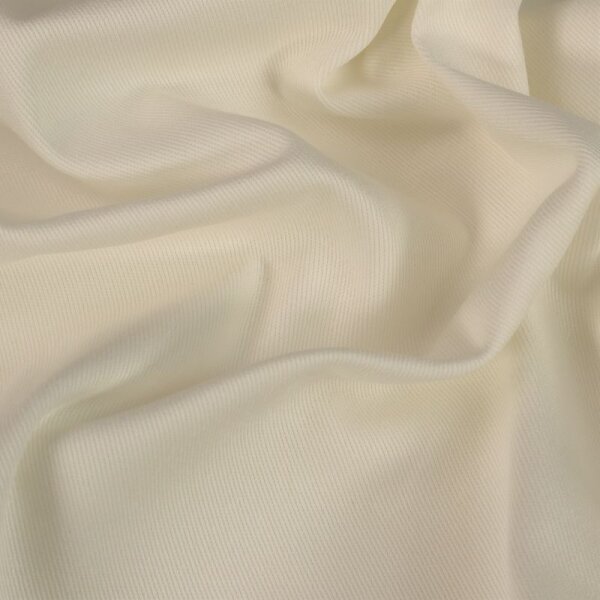 Rest = 1,20 m* Baumwoll Elastic Twill uni - off white