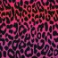 Sommersweat - Digital Animal Farbverlauf - schwarz auf corall/pink/fuchsia
