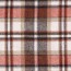 Rest = 1,00 m*  leichter Shacket/ Flanellhemdstoff - Checks - korallenrot/sand/navy/creme