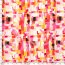 Viskose-Webware - Abstrakt - pink/orange/rot/gelb/creme