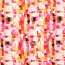 Viskose-Webware - Abstrakt - pink/orange/rot/gelb/creme