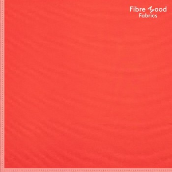 Fibre Mood - Viskose-Jaquard - Shiney Stripes - Rotorange