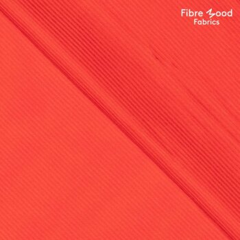 Fibre Mood - Viskose-Jaquard - Shiney Stripes - Rotorange