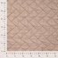 Leichter Steppstoff Diagonal Quilted - Karly - uni - taupe