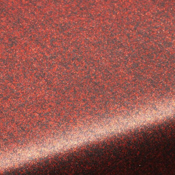 Rest = 1,3m* beschichteter Stoff mit Metallic-Effect: rot schwarz