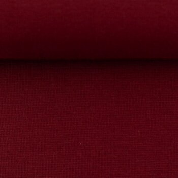 Baumwolljersey - Vanessa - uni - bordeaux *NEU