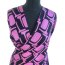 Romanitjersey Punta Soft Print - erikaviolett/schwarz