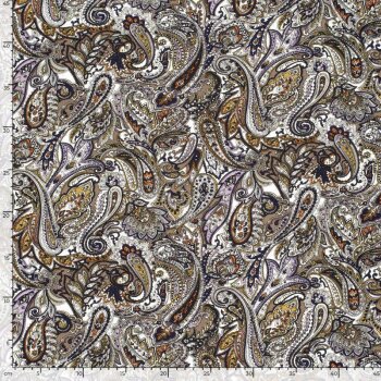 Travel-Viskose-Jersey - Paisley -...