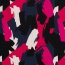 Viskose Twill Webware - Painted - pink/rot/creme/schwarz/navy