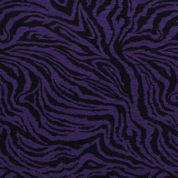 Viskose Twill Webware - Zebra - schwarz/lila