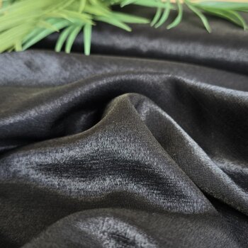 Toptex Satin-Webware mit Glanz-Au&szlig;enseite - schwarz