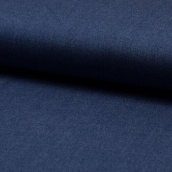 Rest = 0,70 m*  Viskose Chambray -  uni washed blue