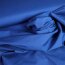 Rest = 0,5m* Baumwoll-Popeline Stretch -  washed uni - royalblau