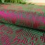 Rest = 0,9m*Toptex Viskose-Jacquard mit Elasthan - Labyrinth - pink/gr&uuml;n