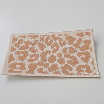 Aufn&auml;her / B&uuml;gel-Patch - #mehrEtikette - Leo - beige