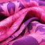 Premium-Viskose-Satin - Ornamente - rosa/pink/lila - *Made in Italy*