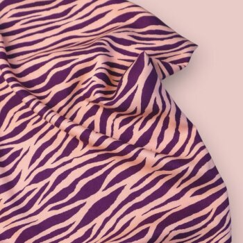 Rest = 1,40 m*  Mind the Maker - Viskose Twill - Zebra -...