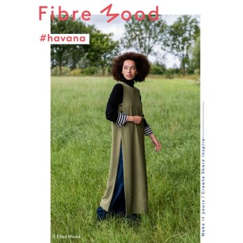 Fibre Mood - Polyester-Viskose-Elasthan Crepe - olive