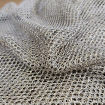 Netzstoff / Mesh - gold Lurex *´Made in Italy*