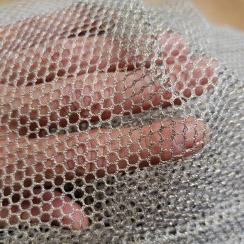 Netzstoff / Mesh - gold Lurex *´Made in Italy*