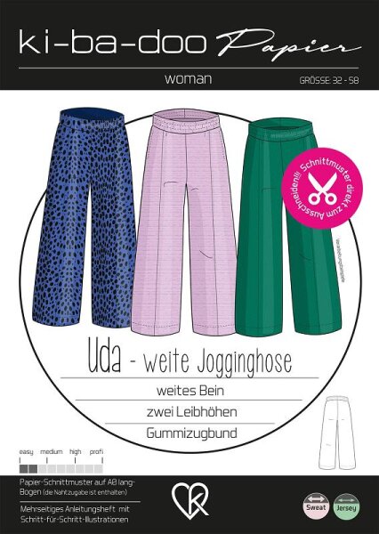 Papierschnittmuster Ki-Ba-Doo - Uda Track Pant