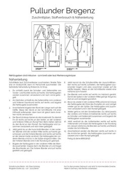 Papierschnittmuster Schnittmuster Berlin - Pullunder Bregenz