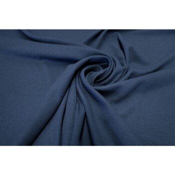 Toptex  Feinripp-Jersey aus Bambus/Baumwolle - navy