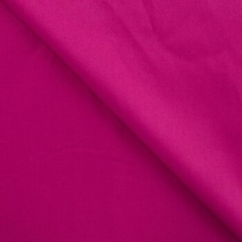 Baumwoll-Satin-Stretch - uni - fuchsia