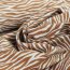 Rest = 1,60 m* Hosen-/Rockstoff Bengaline - Zebrastreifen - camel/hellblau