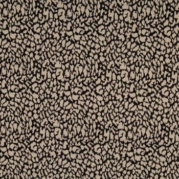 Stretch Jacquard-Jersey - Tierprint - sand/schwarz (1...