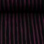 Rest = 0,80 m* French Terry - Thorsten Berger - Woodland - Wood Print Stripes - Dark Fuchsia/Schwarz