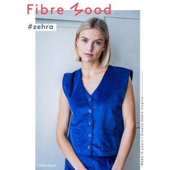 Fibre Mood - Stretch Feincord - Blue