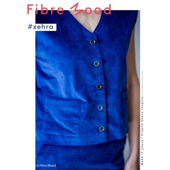 Fibre Mood - Stretch Feincord - Blue