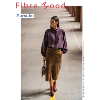 Fibre Mood - Viskose-Twill - Tencel Finished - aubergine