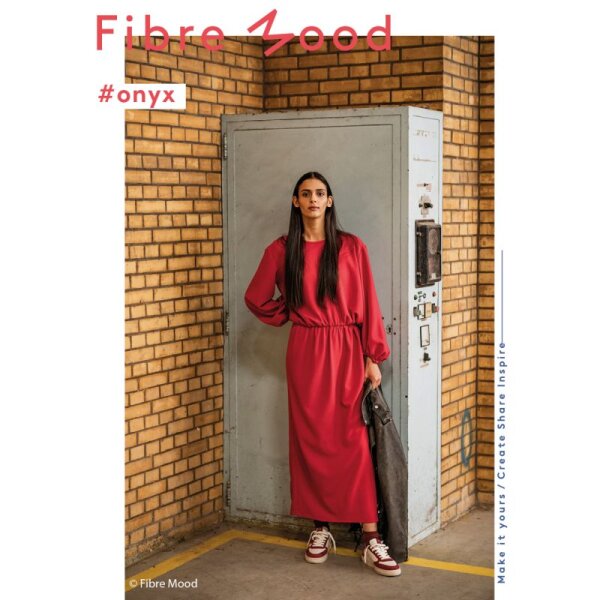 Fibre Mood - Polyester-Viskose-Elasthan Crepe - Red