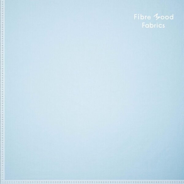 Fibre Mood - Baumwoll-Popeline Stonewashed - Uni - helder-blau