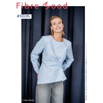 Fibre Mood - Baumwoll-Popeline Stonewashed - Uni - helder-blau