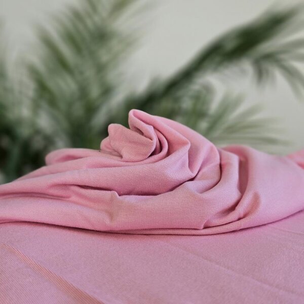 Rest = 0,80 m* Viskose-Elastic-Jersey - Rosa