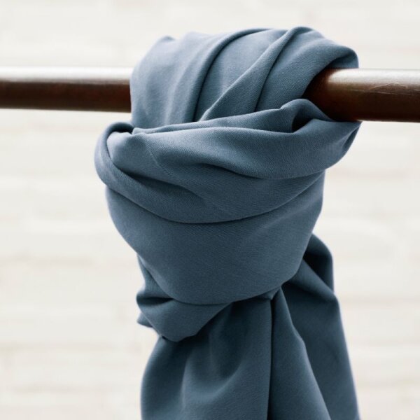 Rest = 1,40 m*  meetMilk - Tencel Soft Stretch Twill - Dusty Blue