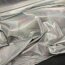 Rest = 1,90 m*  Jersey Stretch Foil - Silber