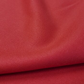 Premium Hosen-/Rockstoff mit Wollanteil - uni - rot *Made...